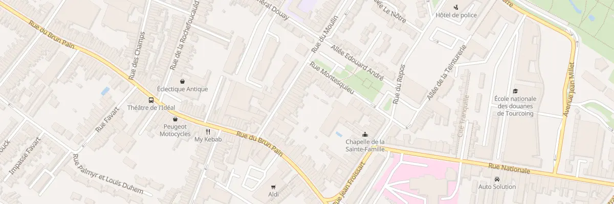 Plan du 22 Rue du Moulin à Tourcoing