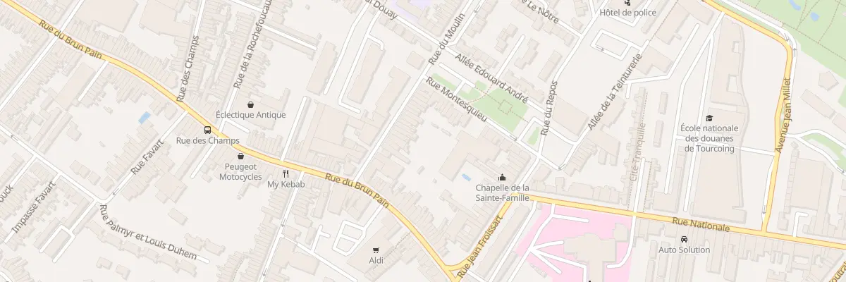 Plan du 18 Rue du Moulin à Tourcoing