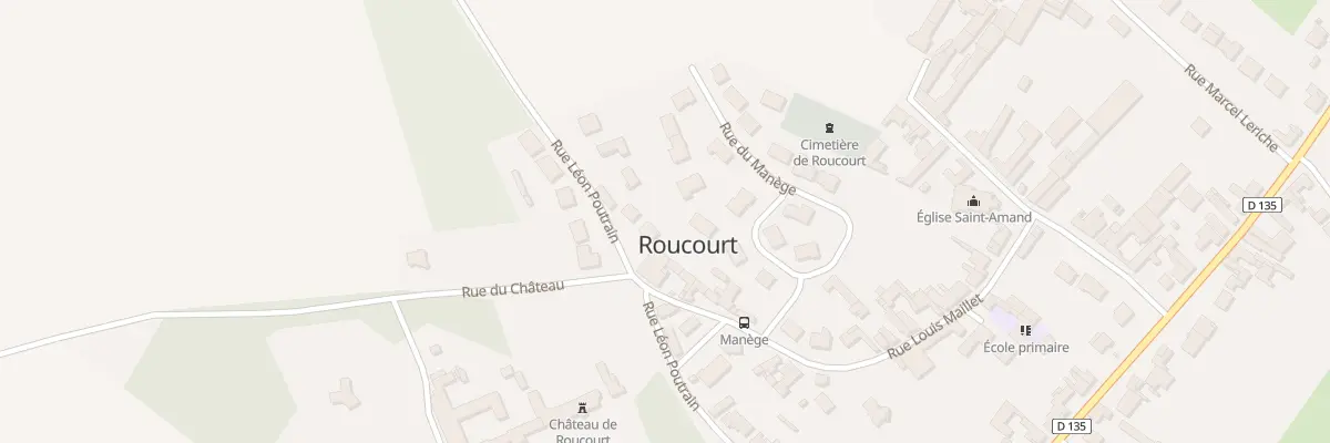Plan du 290 Rue Léon Poutrain à Roucourt