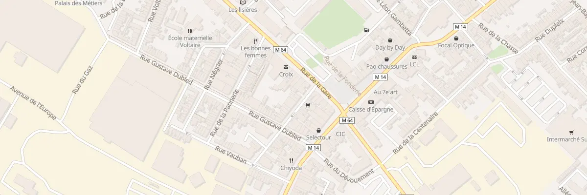 Plan du 6 Rue de l’Ouest à Croix