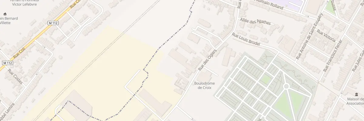 Plan du 215 Rue des Ogiers à Croix