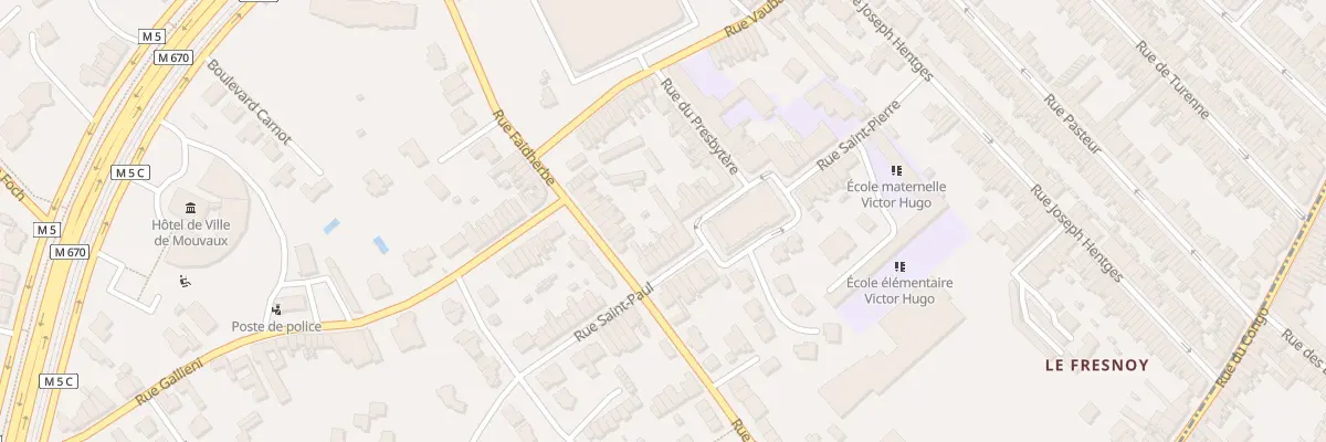 Plan du 63 Rue Saint-Paul à Mouvaux