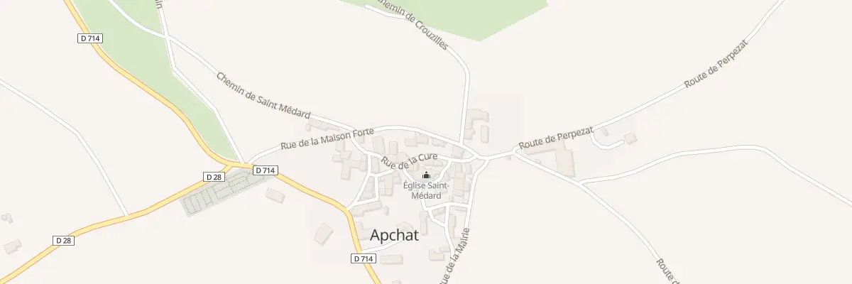 Plan du 5030 Apchat à Apchat