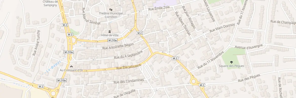 Plan du 2 Rue Elie Jaloustre à Gerzat