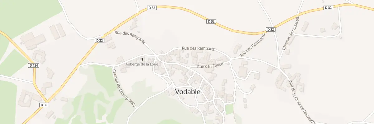 Plan du 9005 Pl du Marchidial à Vodable
