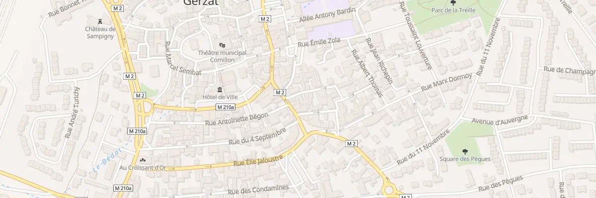 Plan du 4 Rue de Langeat à Gerzat