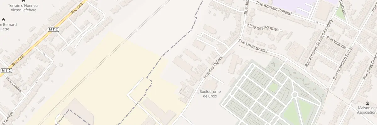 Plan du 221 Rue des Ogiers à Croix