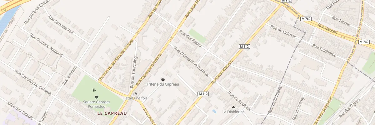 Plan du 14 Rue Clémentine Durieux à Wasquehal