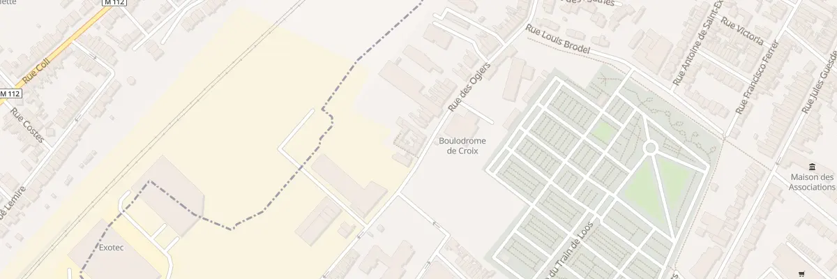 Plan du 203 Rue des Ogiers à Croix