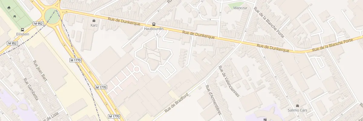 Plan du 734 Rue de Dunkerque à Tourcoing