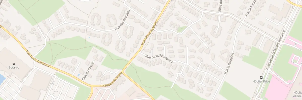 Plan du 3 Rue de la Recreation à Villeneuve-d’Ascq