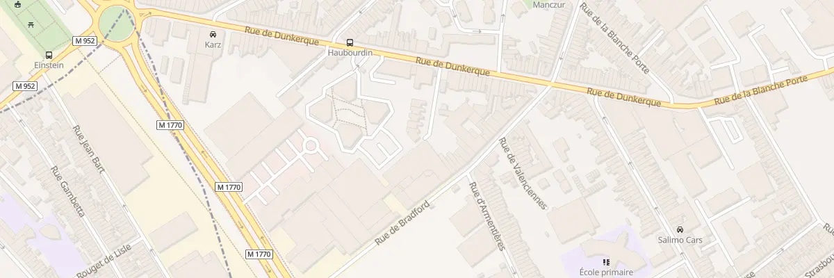 Plan du 735 Rue de Dunkerque à Tourcoing