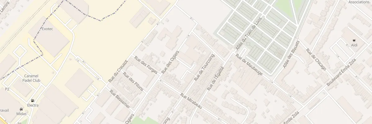 Plan du 142 Rue des Ogiers à Croix