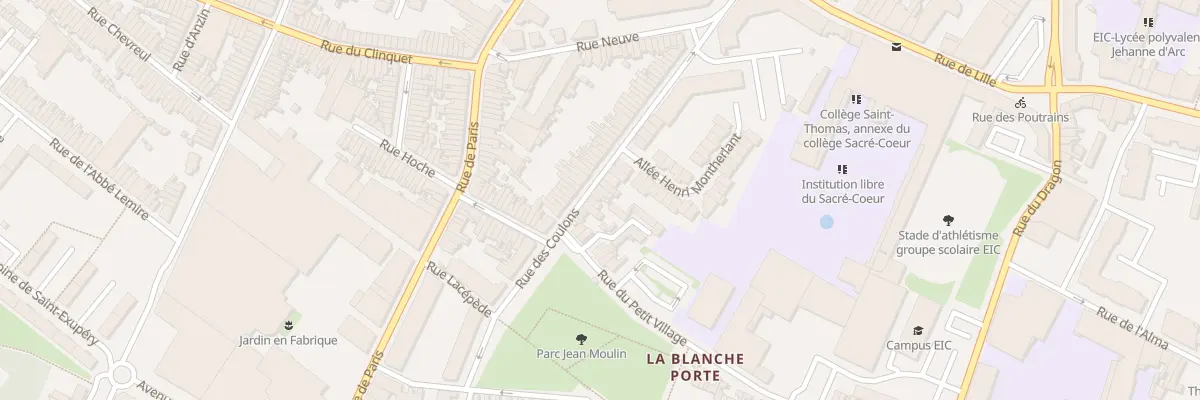 Plan du 47 Rue des Coulons à Tourcoing