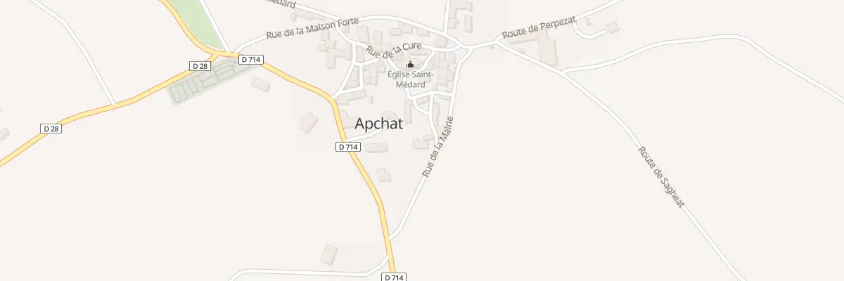 Plan du 5004 Apchat à Apchat