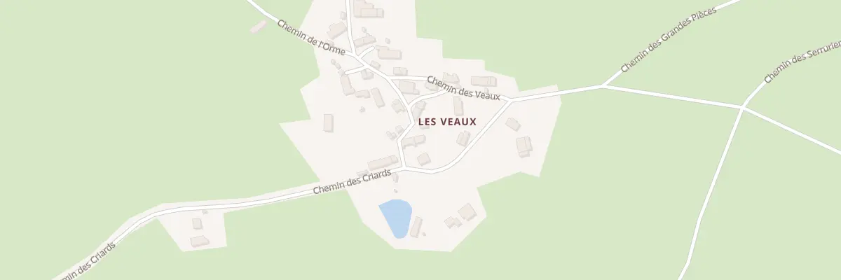 Plan du 4 All du Village à Châtillon