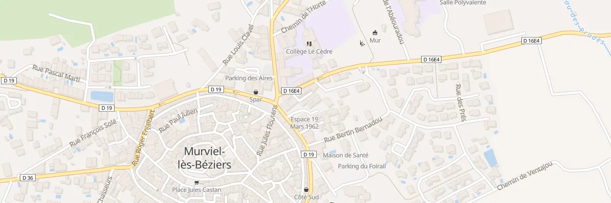 Plan du 6B Imp de la Poste à Murviel-lès-Béziers