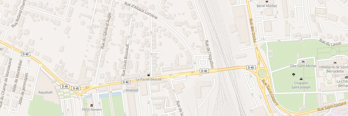 Plan du 14 Rue du 13eme de Ligne à Nevers
