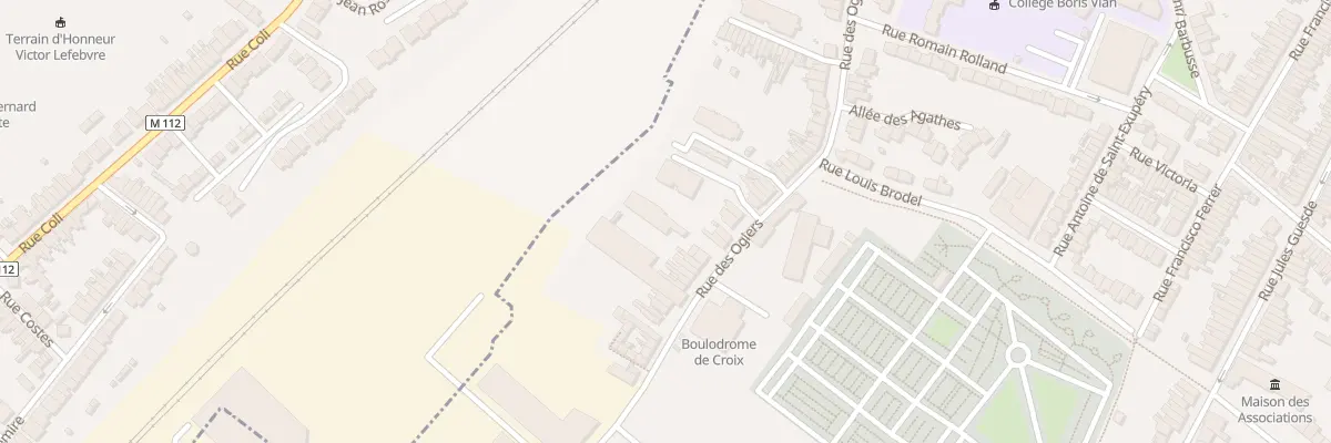 Plan du 229 Rue des Ogiers à Croix