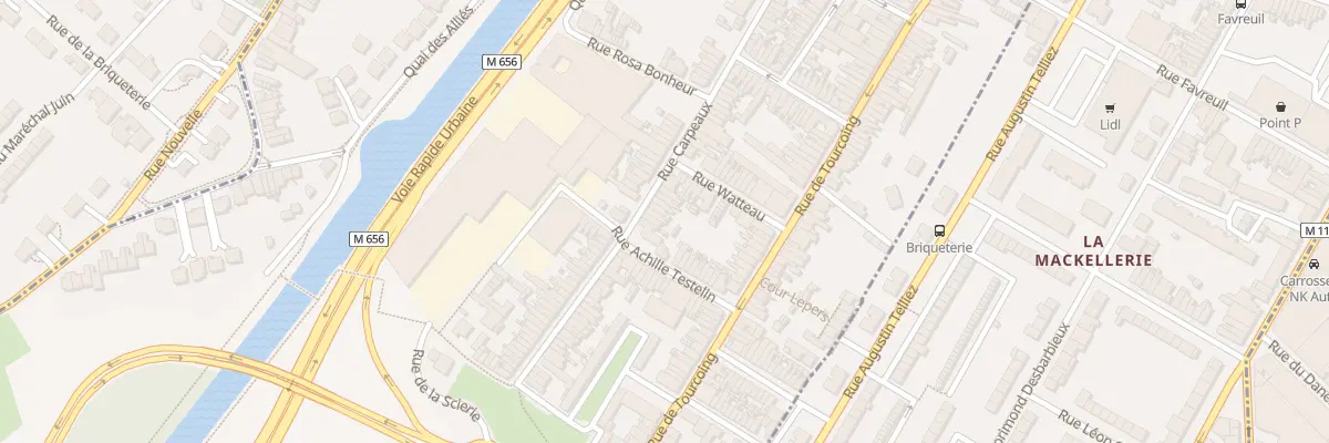 Plan du 46 Rue Carpeaux à Wasquehal