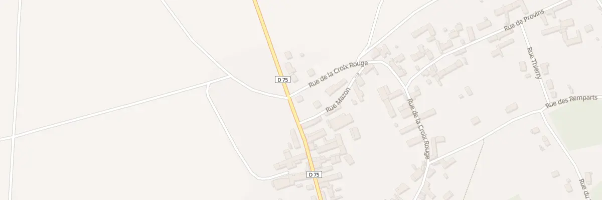 Plan du 42 Rue Grande à Mons-en-Montois