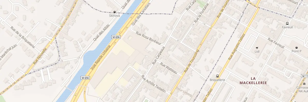 Plan du 81 Rue Carpeaux à Wasquehal