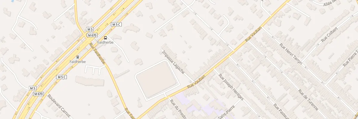 Plan du 18 Rue Vauban Imp Lagache à Mouvaux