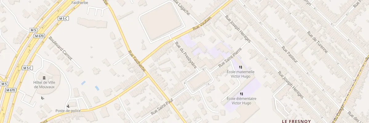 Plan du 20 Rue du Presbytère à Mouvaux