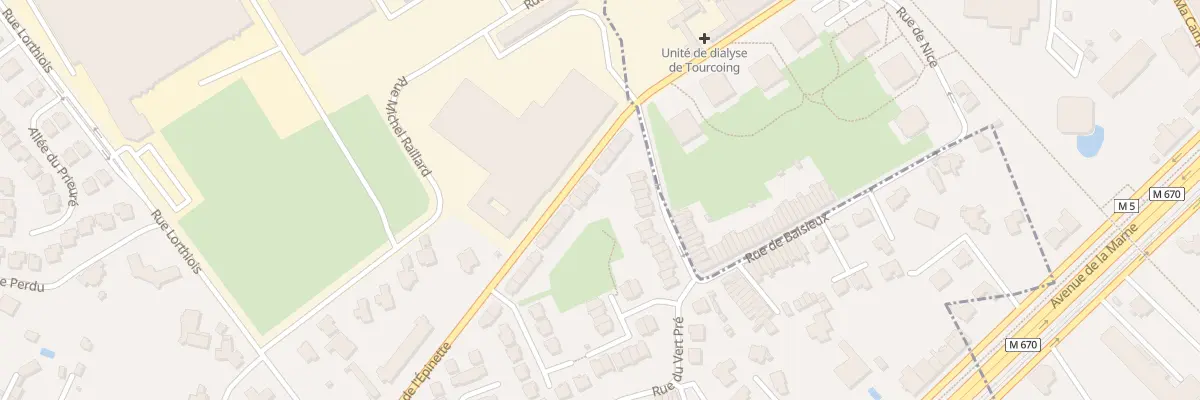 Plan du 88 Rue de l’Épinette à Mouvaux