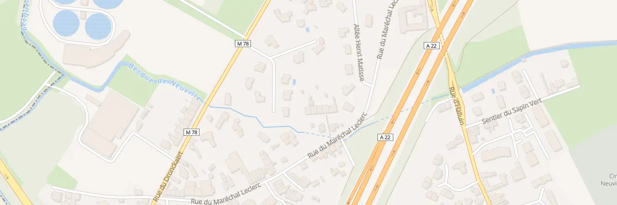 Plan du 12 Rue du Maréchal Leclerc à Neuville-en-Ferrain