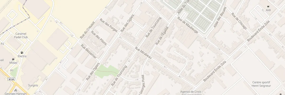 Plan du 102 Rue de Tourcoing à Croix