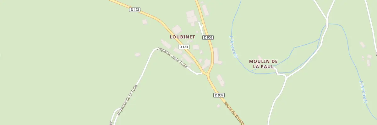 Plan du 5043 Loubinet à Vieillespesse