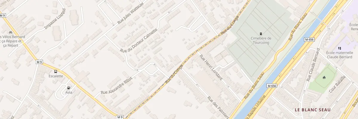 Plan du 75 Rue du Congo à Mouvaux