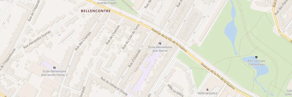 Plan du 68 Rue d’Ostende à Tourcoing