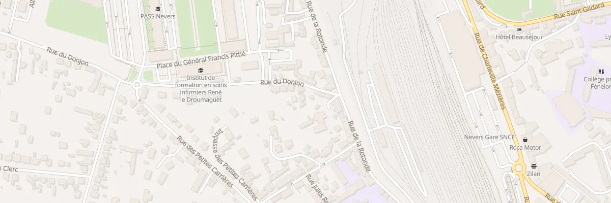Plan du 6B Rue du Donjon à Nevers