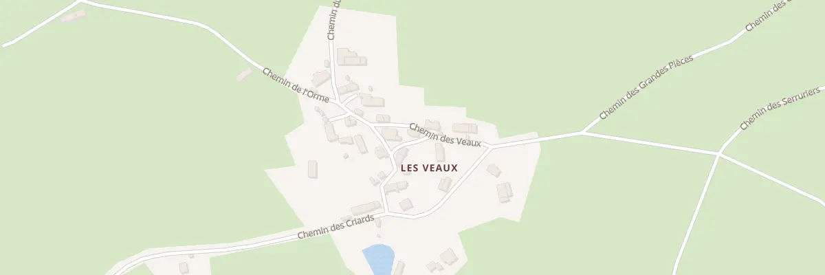 Plan du 3 Chem des Veaux à Châtillon