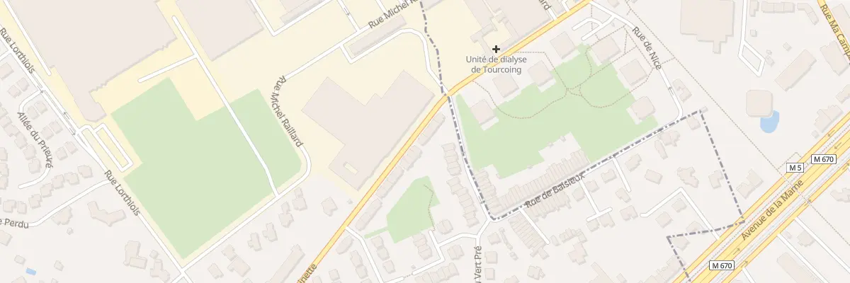 Plan du 92 Rue de l’Épinette à Mouvaux