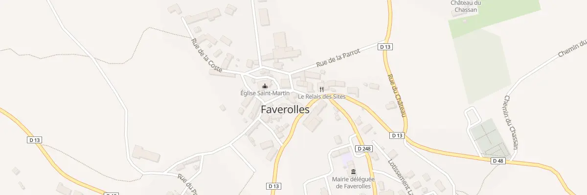 Plan du 34 Le Bourg Faverolles à Val d’Arcomie