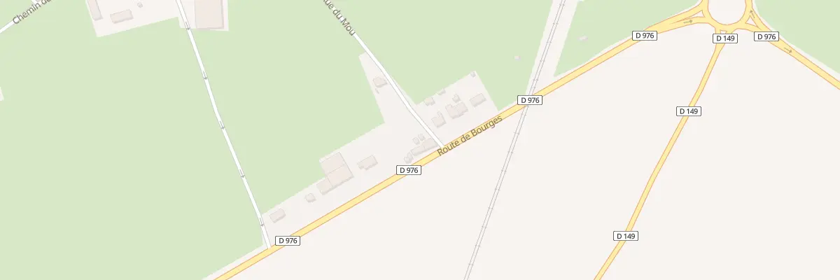 Plan du 41 Rte de Bourges à Challuy