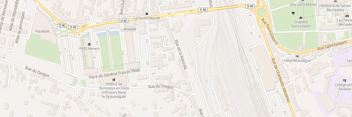 Plan du 26 Rue de la Rotonde à Nevers