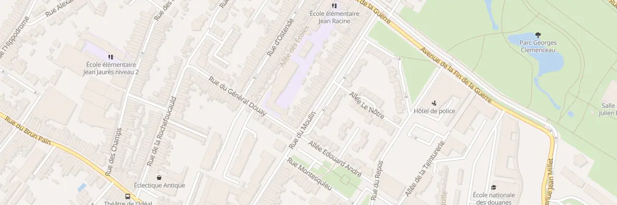 Plan du 79 Rue du Moulin à Tourcoing