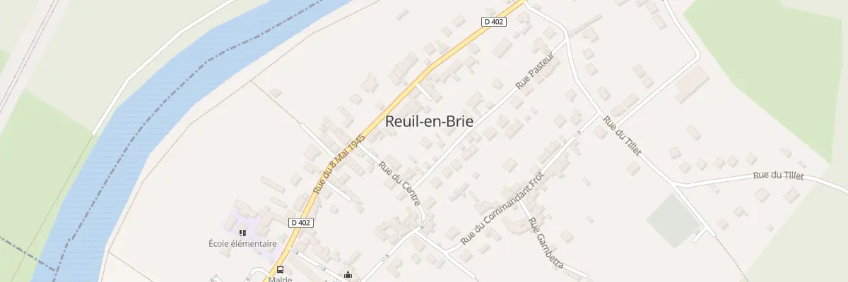 Plan du 24 Rue Pasteur à Reuil-en-Brie