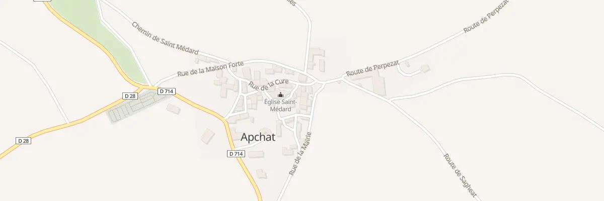 Plan du 5233 Le Bourg à Apchat