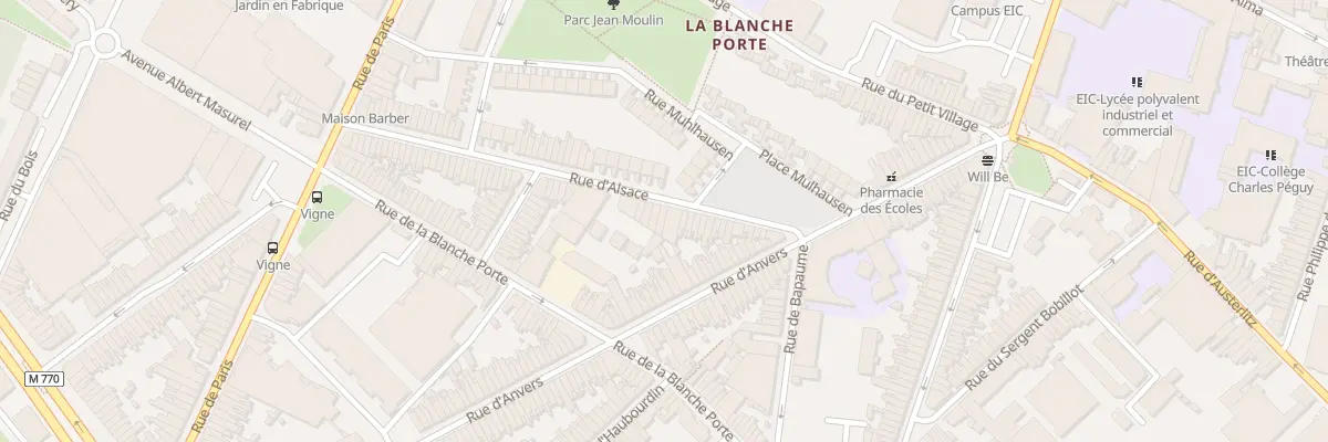 Plan du 29 Rue d’ Alsace à Tourcoing