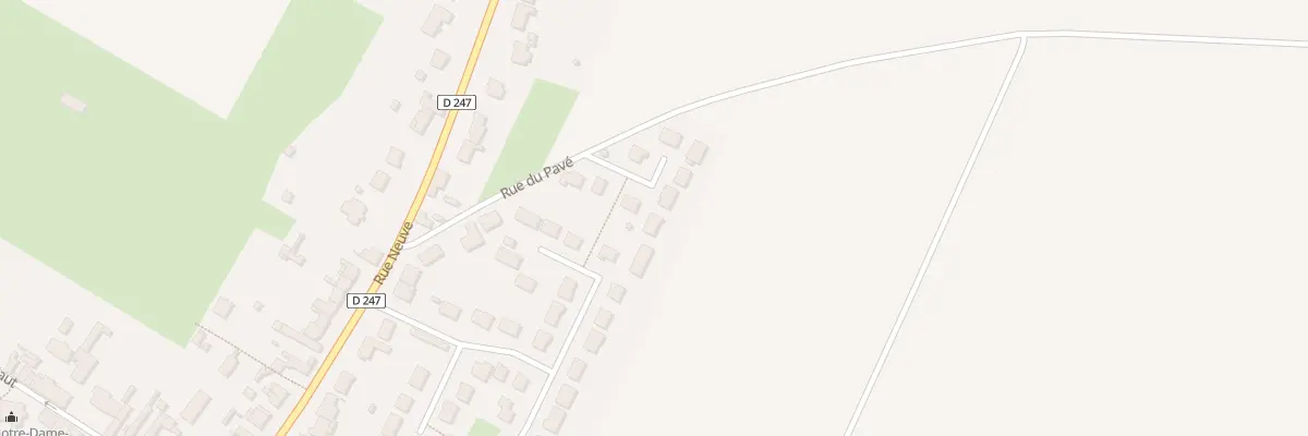 Plan du 6 Rue du Pave à Brunémont