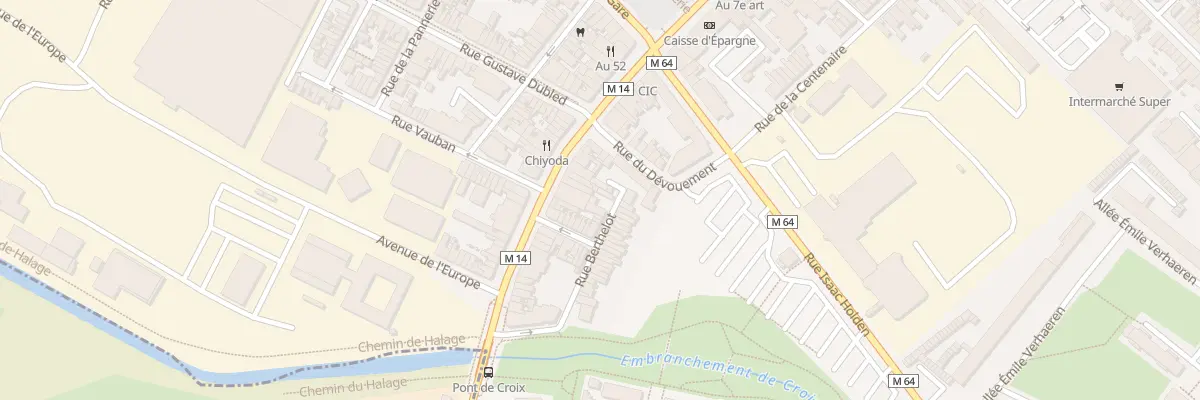 Plan du 25 Rue du Professeur Perrin à Croix