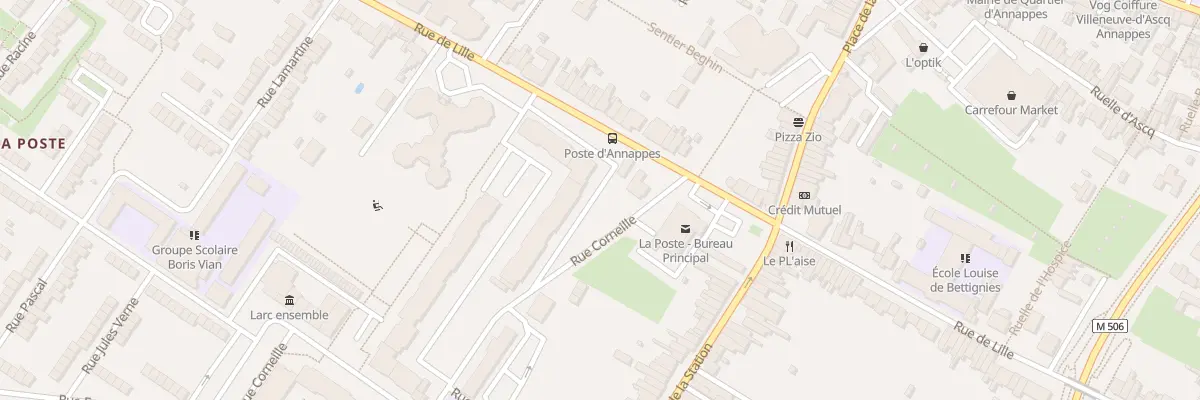 Plan du 7 Rue Ronsard à Villeneuve-d’Ascq