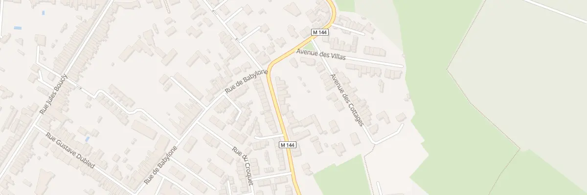 Plan du 3B Rue du Recueil à Villeneuve-d’Ascq
