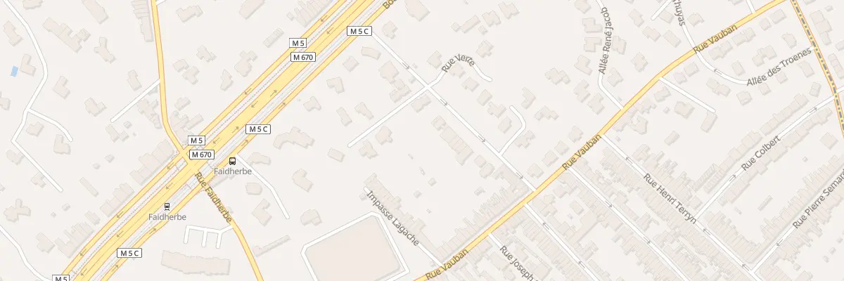 Plan du 30 Rue Verte à Mouvaux
