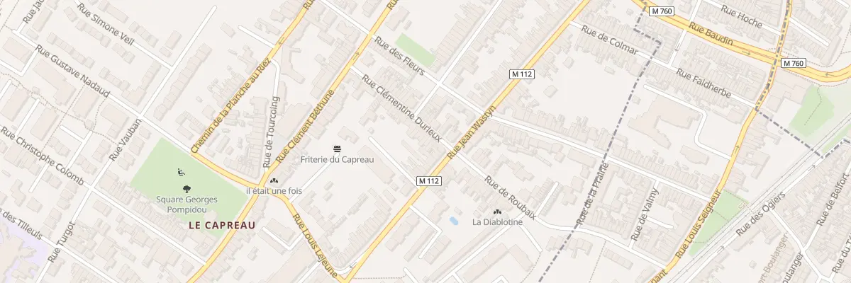 Plan du 34 Rue Clémentine Durieux à Wasquehal